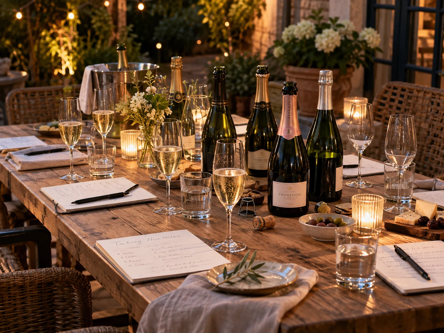 Champagneproeverij voor collega's en teams